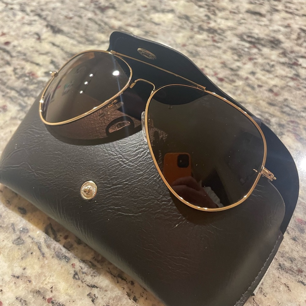 Rio Ray Islander Gold Sunglasses